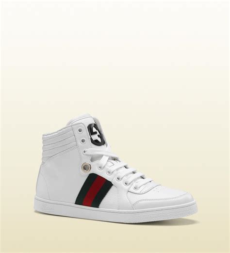 gucci coda high-top sneaker with interlocking g and signature web|gucci ace shoes customer service.